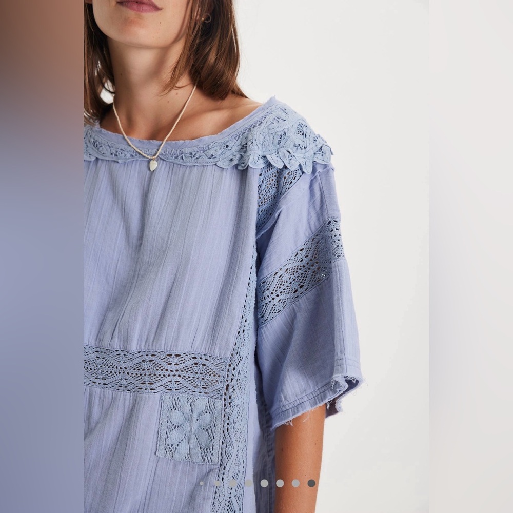Free People We The Free Rustic Romance Top